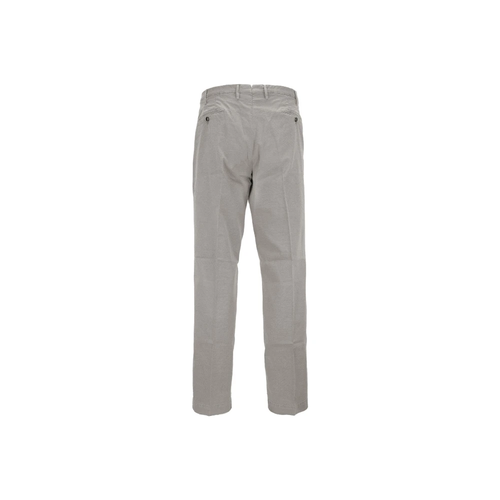 PT Torino Heren Broek met Knoopsluiting Gray Heren