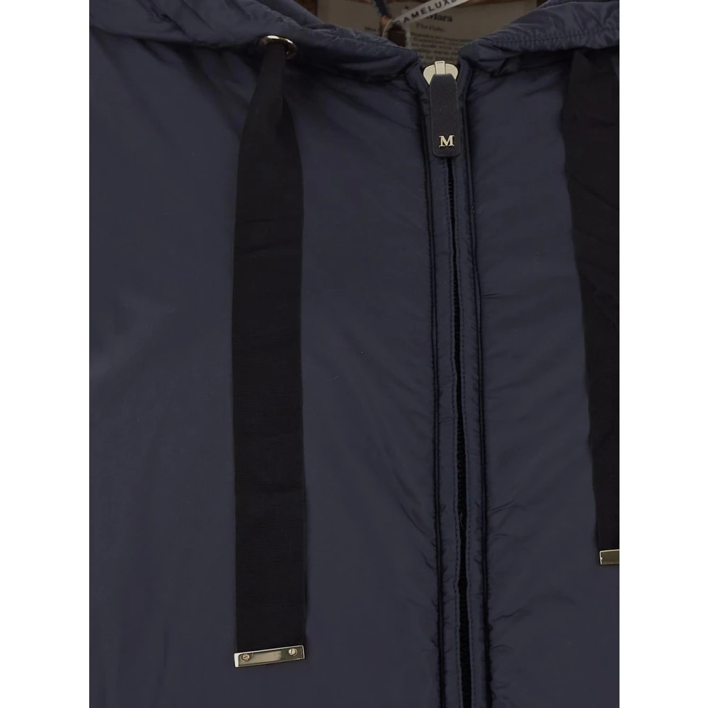 Max Mara Stijlvolle Groene Jas voor Vrouwen Blue Dames