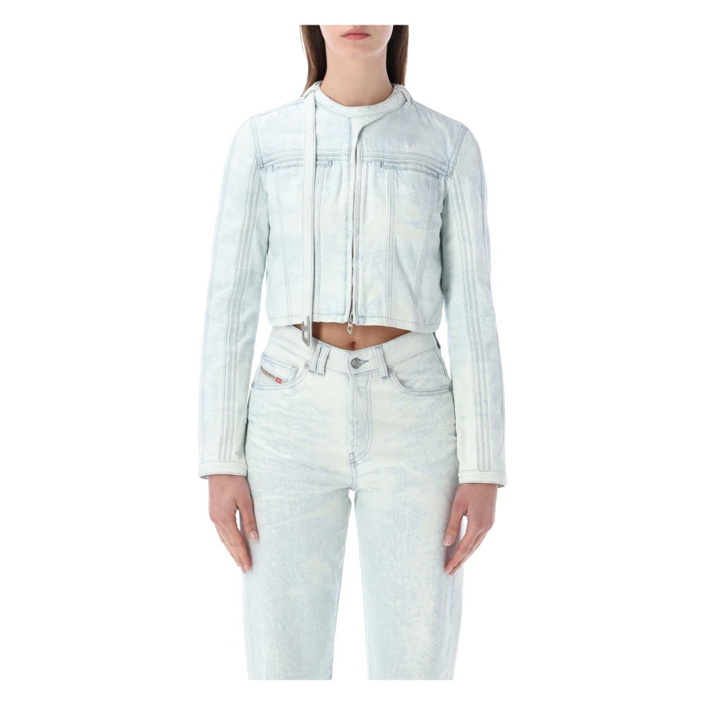 Diesel Blå Denim Jackets