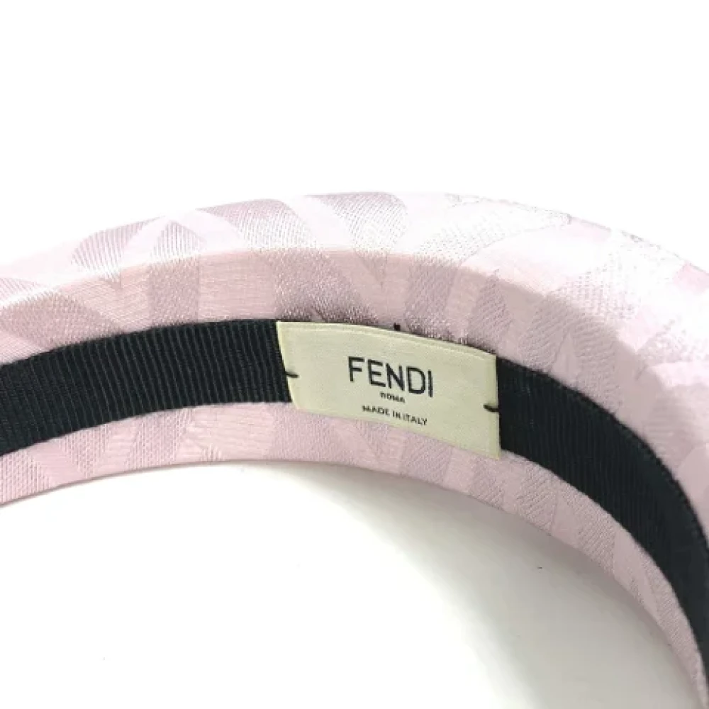 Fendi Vintage Pre-owned Fabric hair-accessories Pink Dames