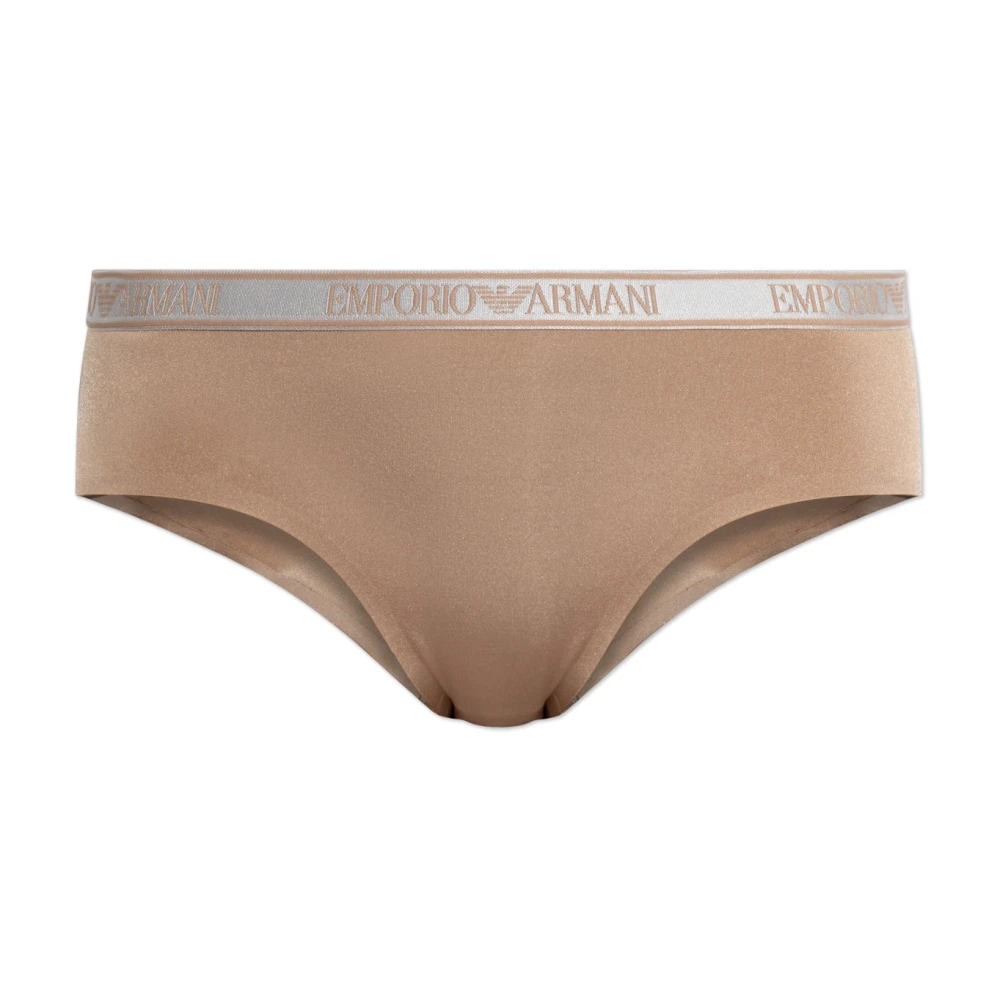 Emporio Armani Mujer Beige - Calzoncillos Logo - Underwear - S