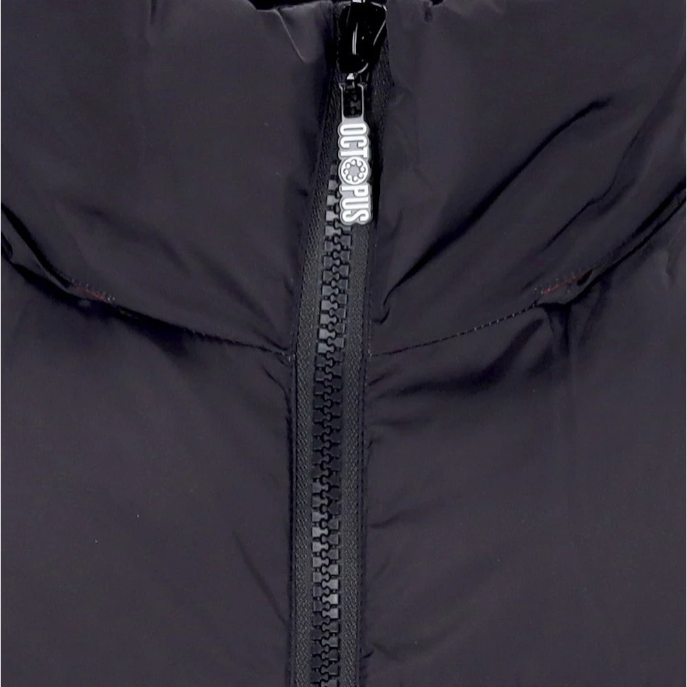 Octopus Zwarte Puff Jas voor Mannen Black Heren