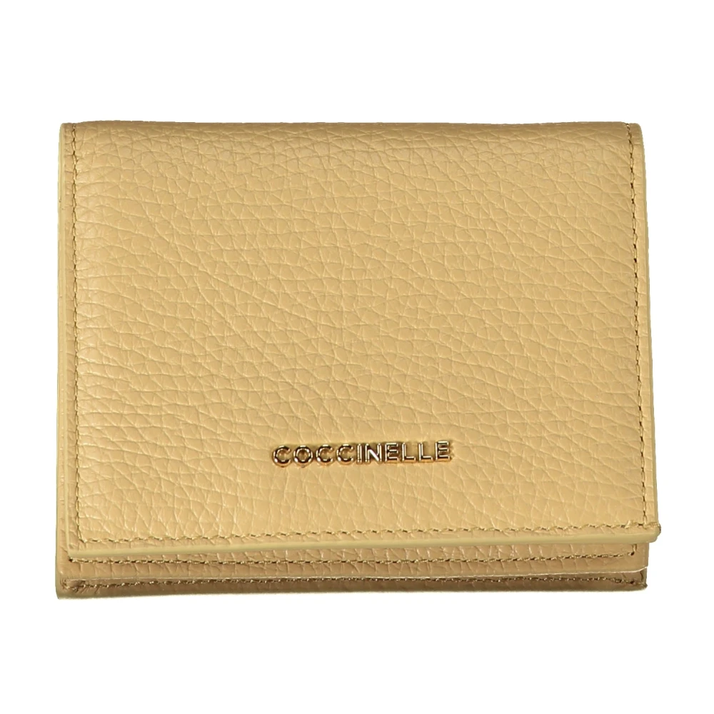 Coccinelle Damesportemonnee Beige Dubbele Opening Beige Dames
