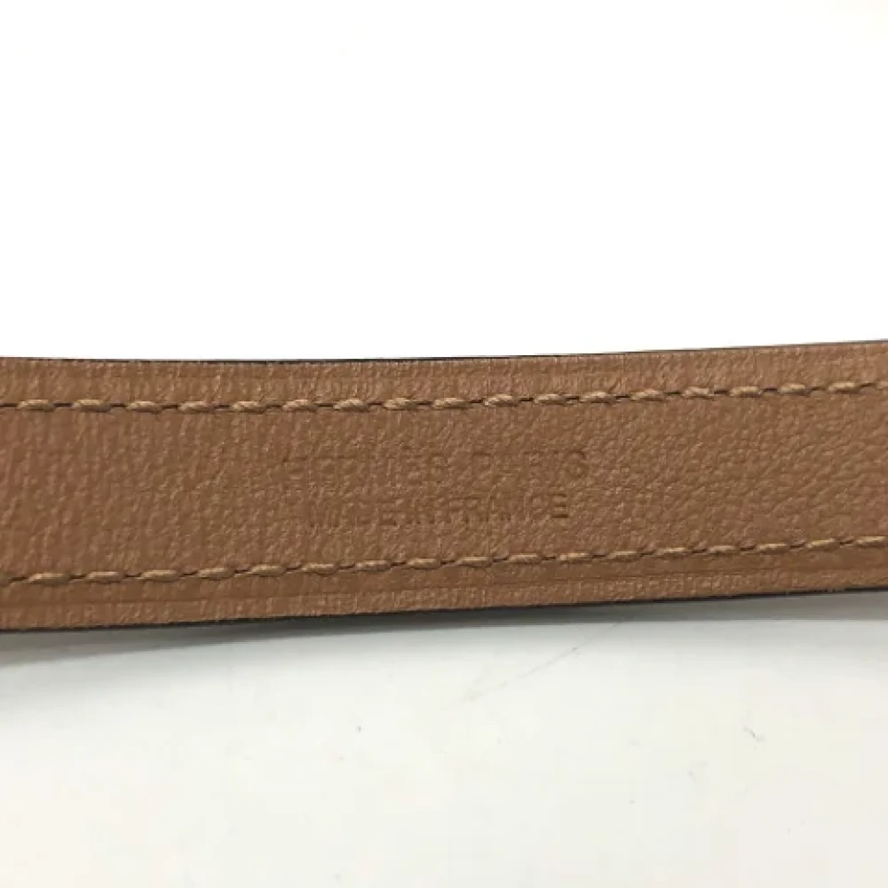 Hermès Vintage Pre-owned Leather belts Brown Dames