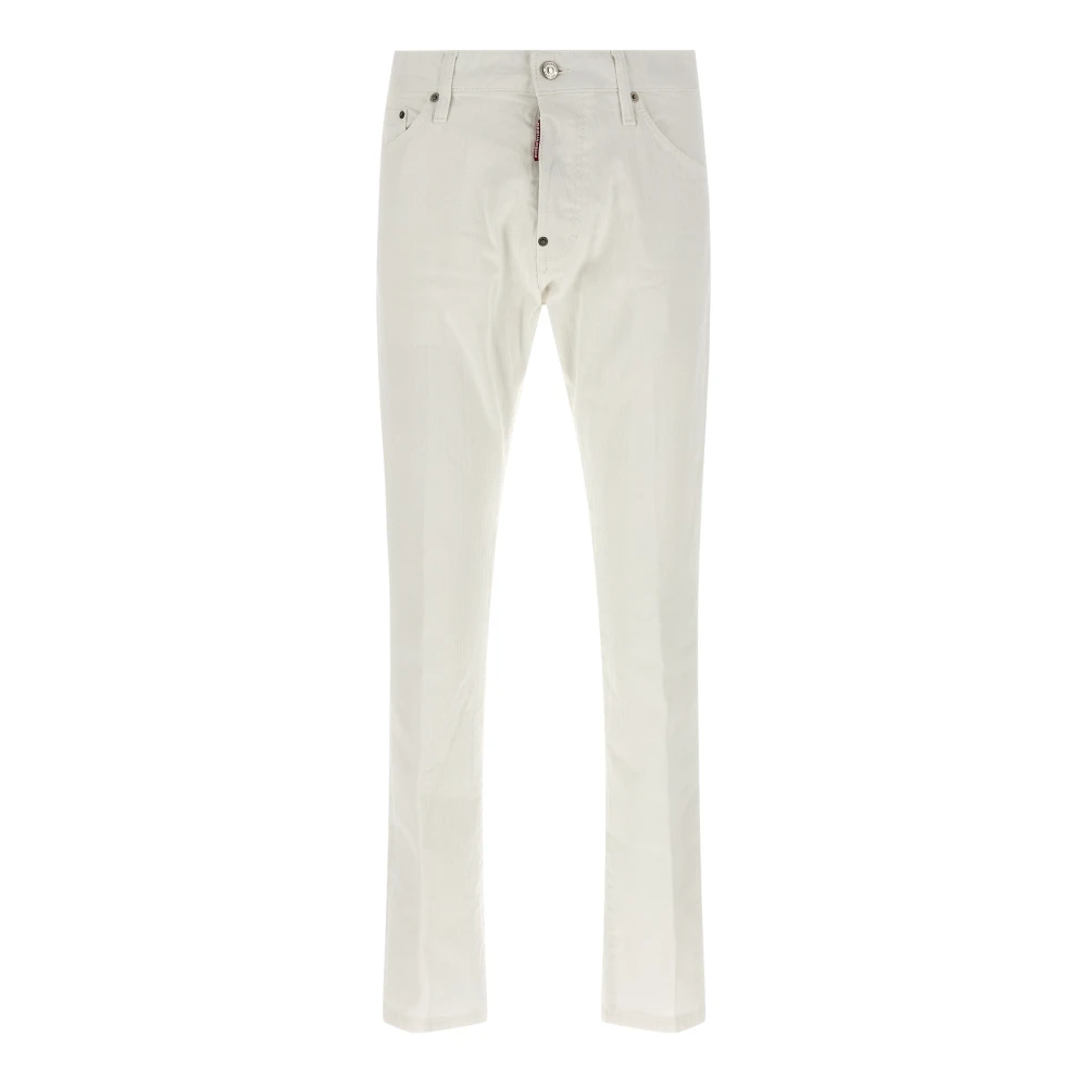 Dsquared2 Men's White Teddy Jeans - Slim Fit Jeans - 3XL - Jeans