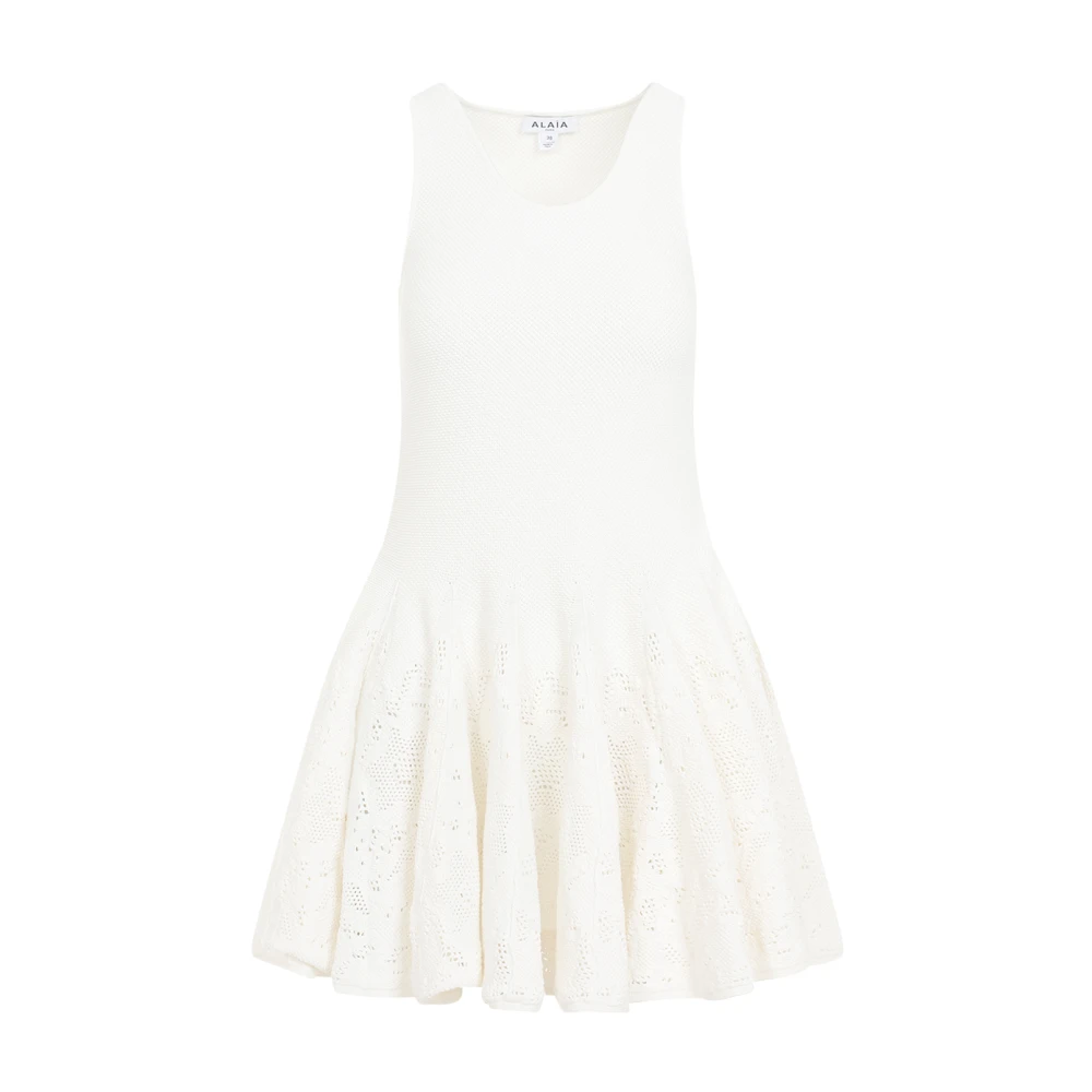 Alaïa Witte Skaterjurk White Dames