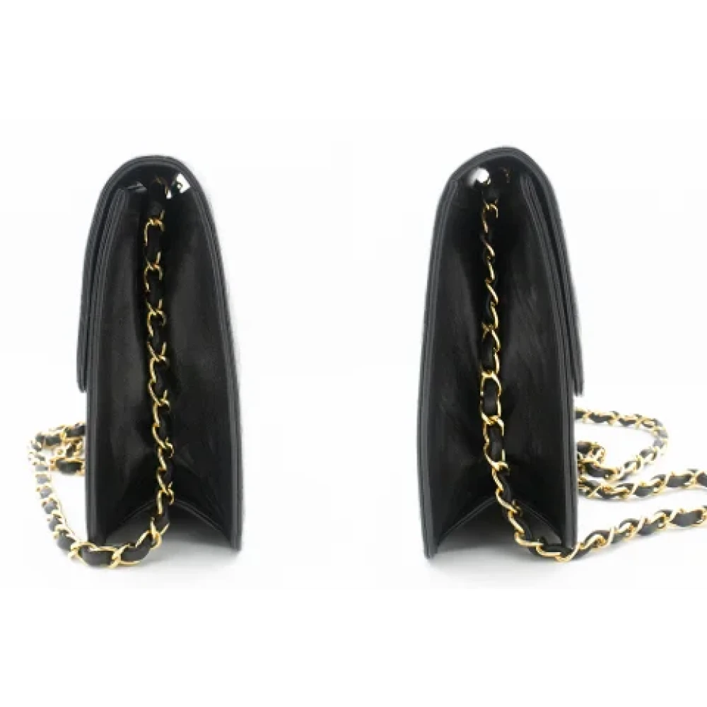 Chanel Vintage Pre-owned Leather chanel-bags Black Dames