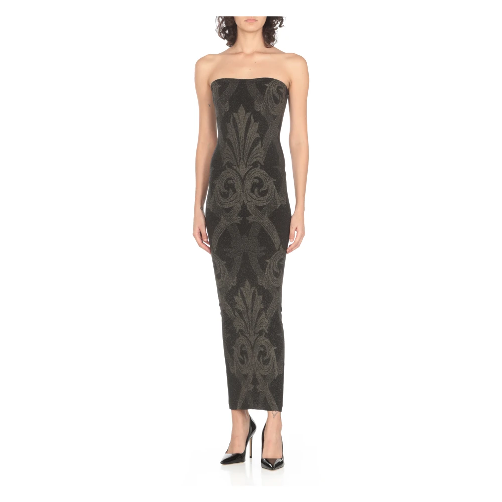 Wolford Zwart Hart Hals Mouwloze Jurk Black Dames