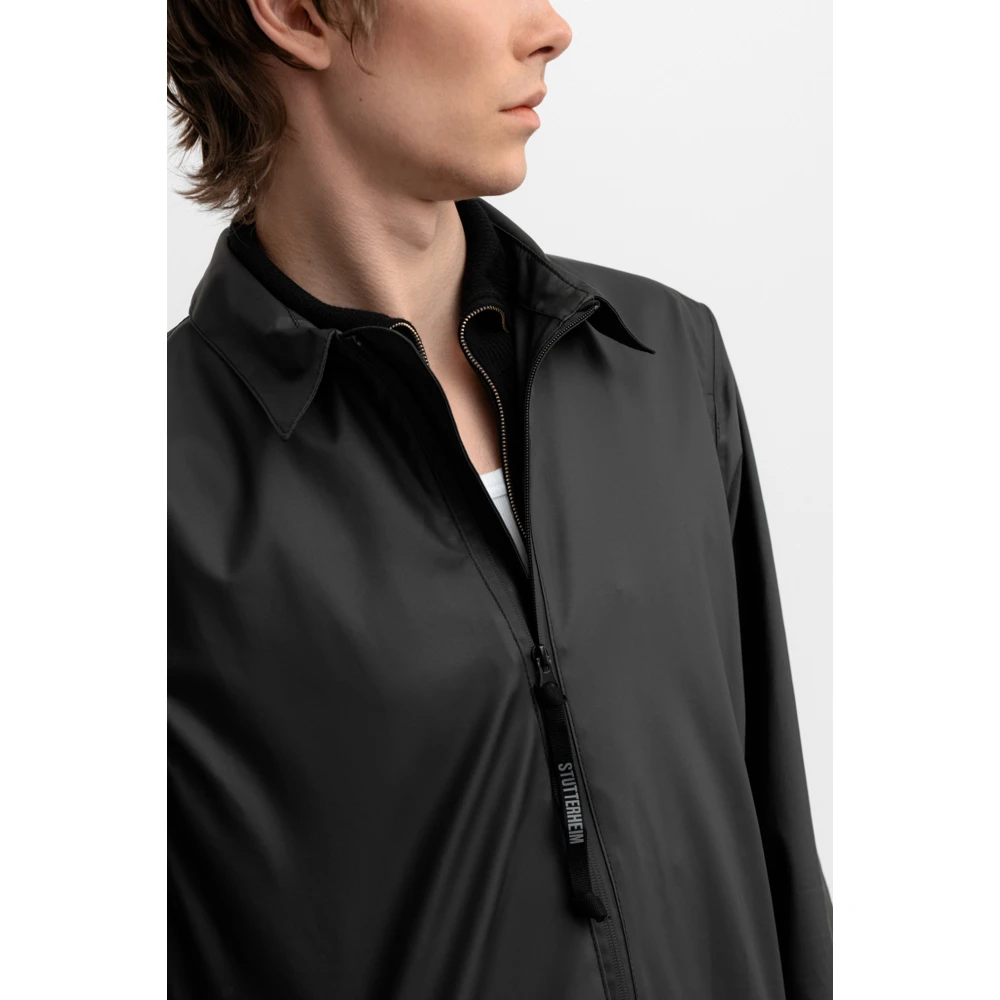 Stutterheim Lichtgewicht Waterdichte Parka Black Dames