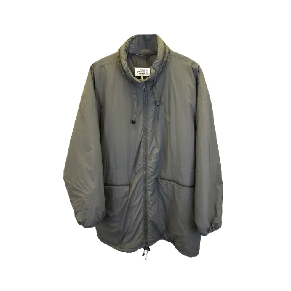 Maison Margiela Pre-owned Polyester outerwear Green Dames