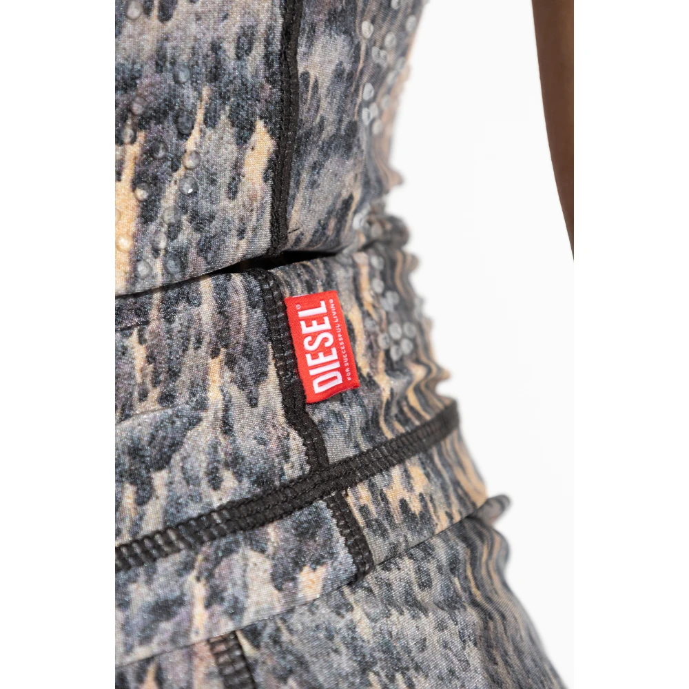Diesel Top T-Hop-P2 Beige Dames