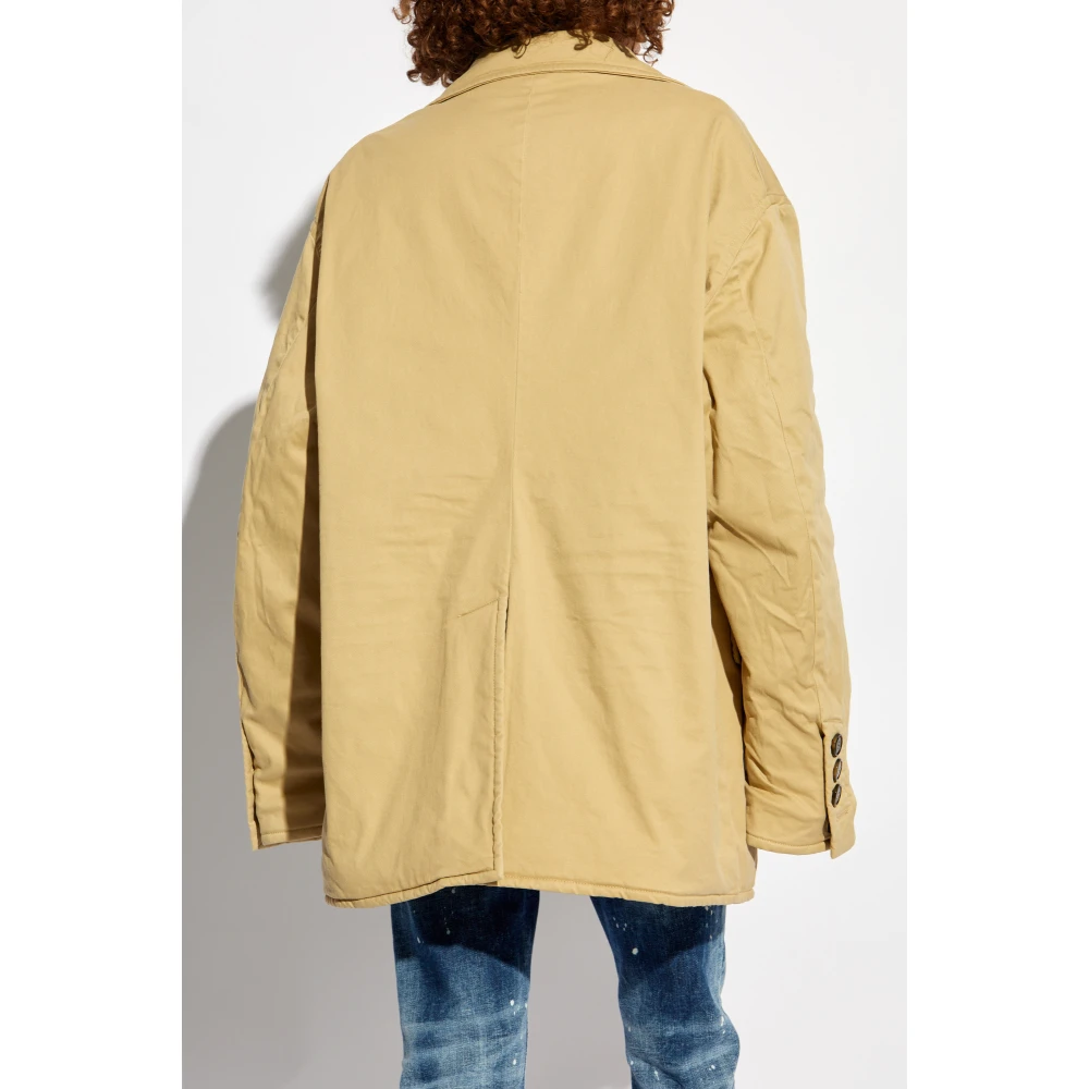 Dsquared2 Jas met zakken Beige Dames