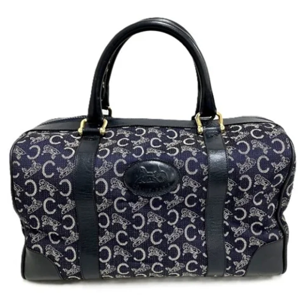 Celine Vintage Pre-owned Leather celine-bags Blue Dames