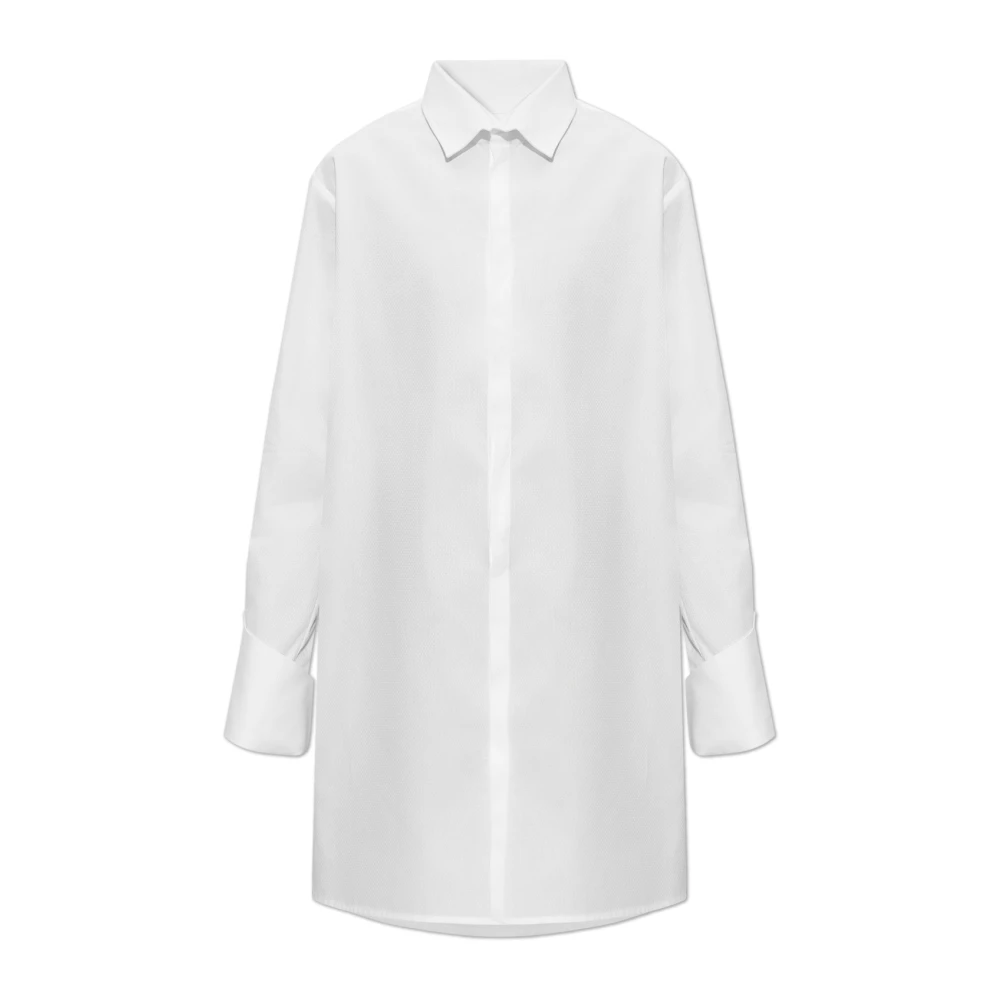 Mm6 Maison Margiela Women's White Shirts,, Cotton Shirt 2XS