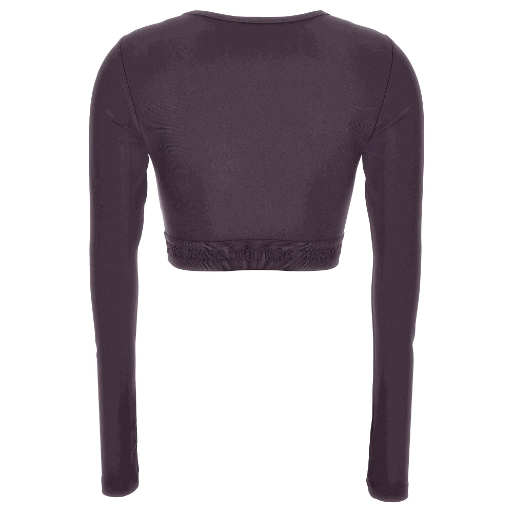 Versace Jeans Couture T-shirts en Polos Purple Dames