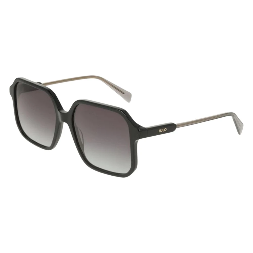 Liu Jo Black Woman Lj830s 001 Sunglasses Acetate Squared Normal Nuanced - Image 2
