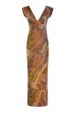 robe-fantaisie-coloree-avec-col-en-v