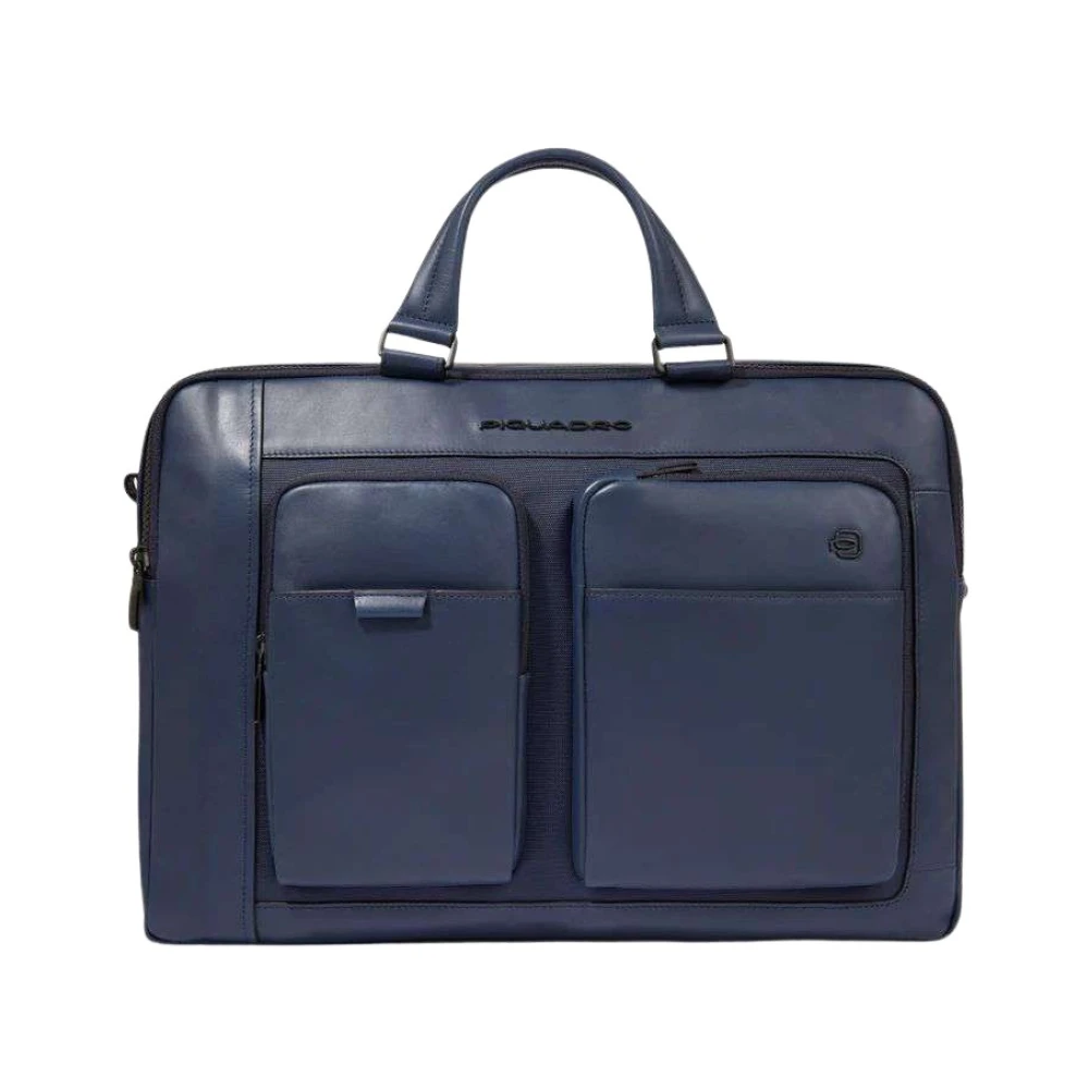 Piquadro Werk Tas Blue Heren