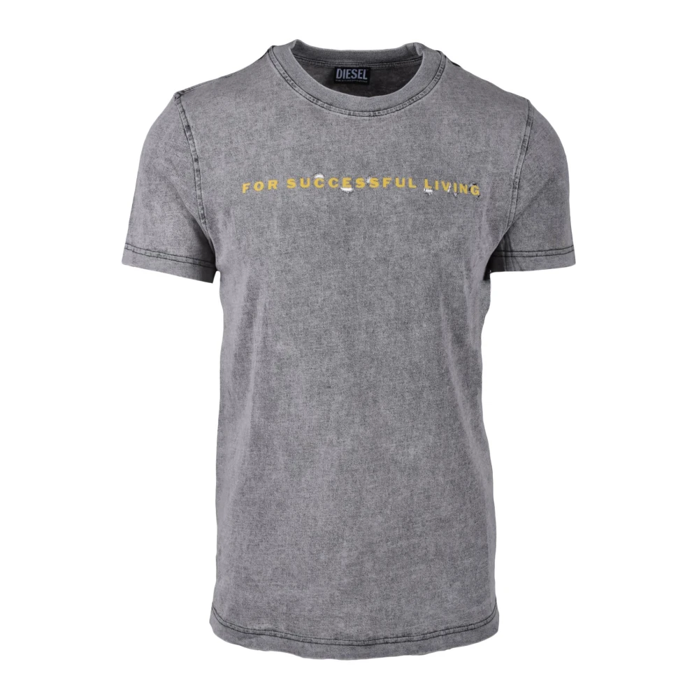 Diesel - Tops > T-Shirts - Gray - Diesel - Modalova