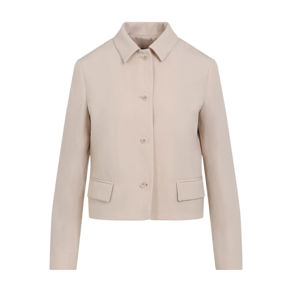 Fabiana Filippi Elegant Nude Neutrals Jacket Beige Dames