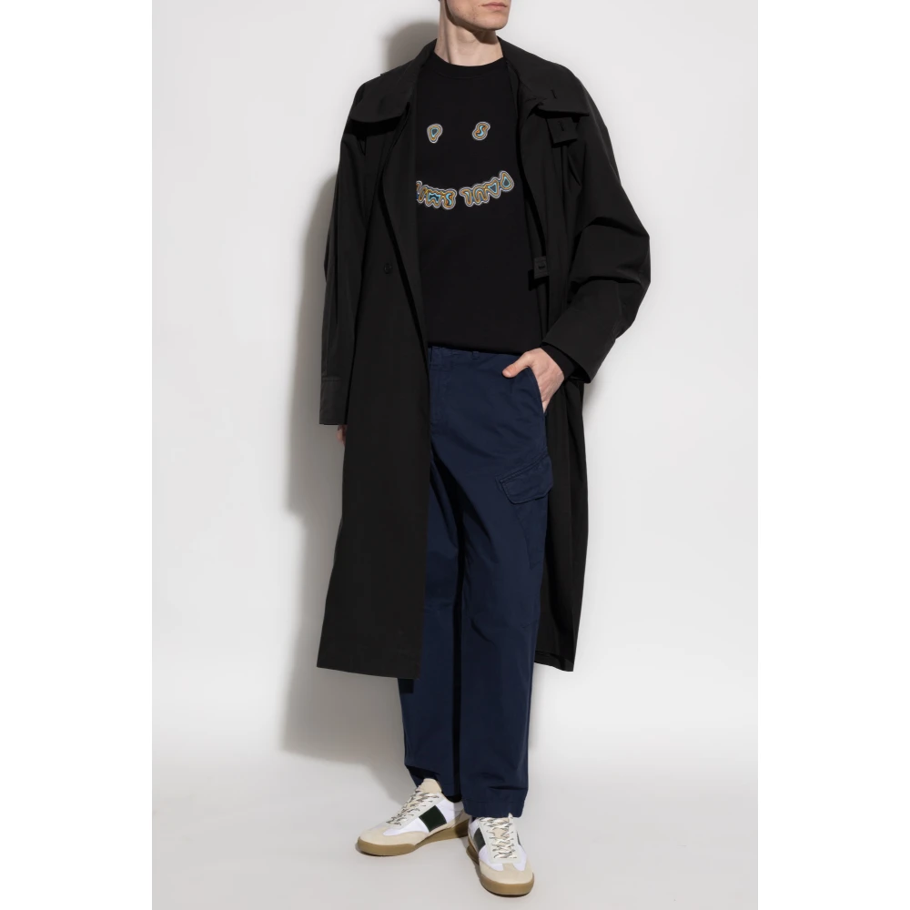 PS By Paul Smith Sweatshirt met kleurrijk geborduurd logo Black Heren