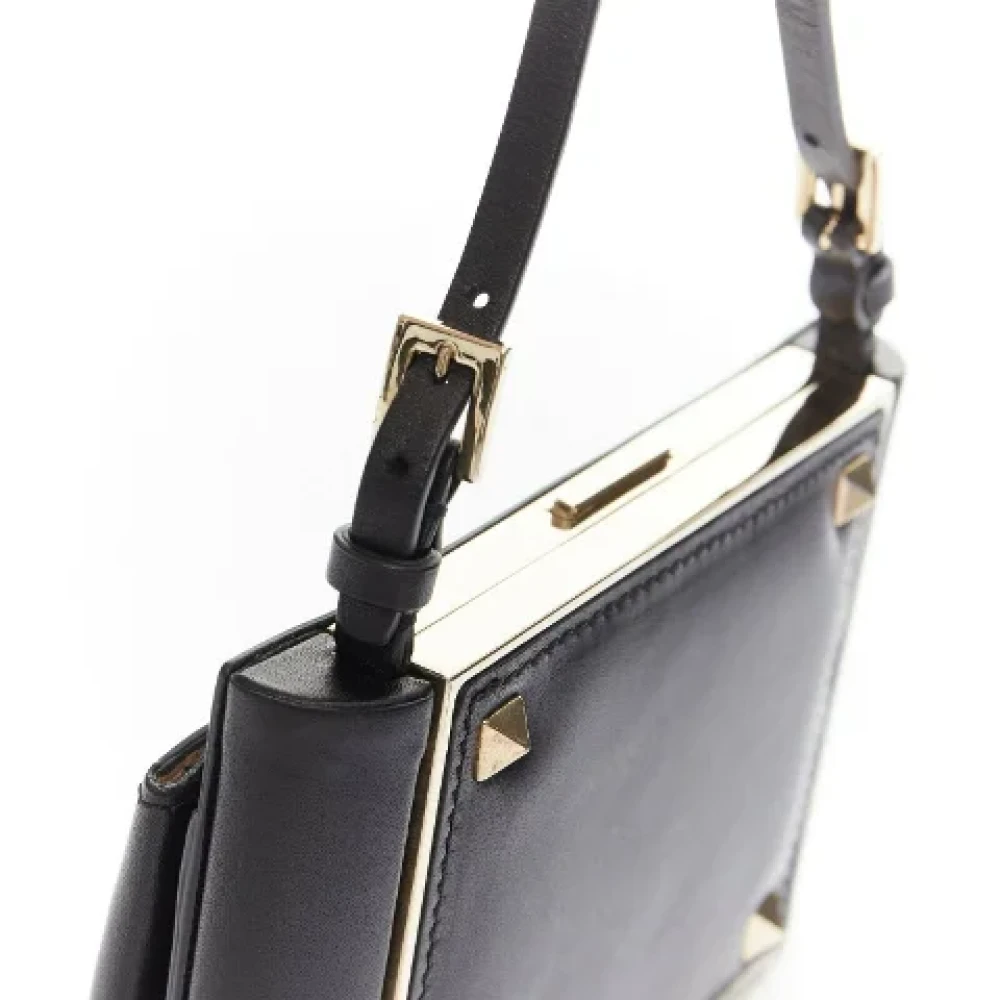 Valentino Vintage Pre-owned Canvas handbags Black Dames