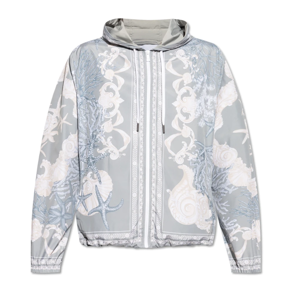 Versace Jas met Barocco Sea print Multicolor Heren