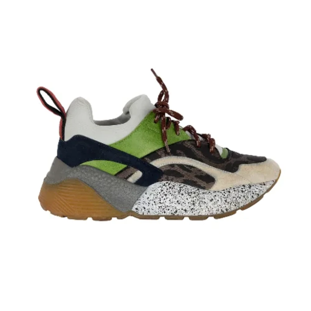 Stella McCartney Pre-owned Pre-owned Tyg sneakers Multicolor, Dam