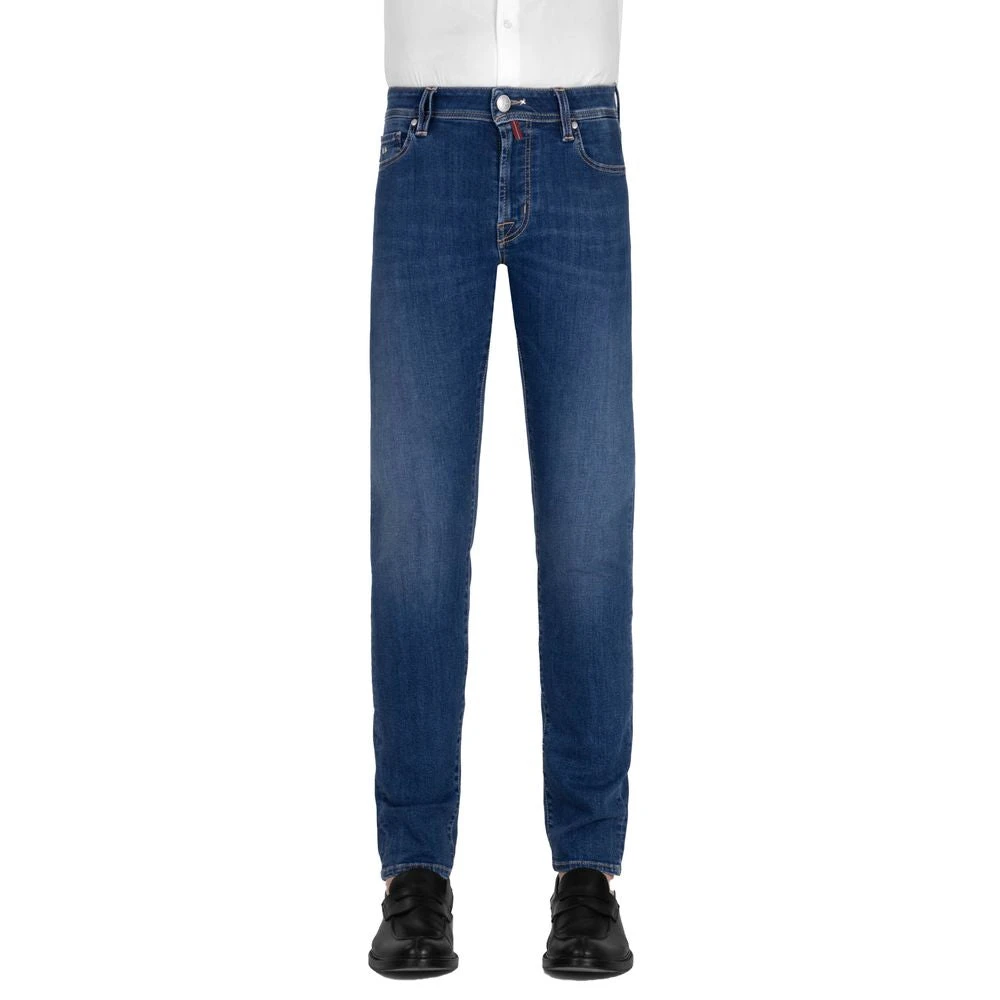 Tramarossa Blauwe Katoenen Jeans & Broek Blue Heren