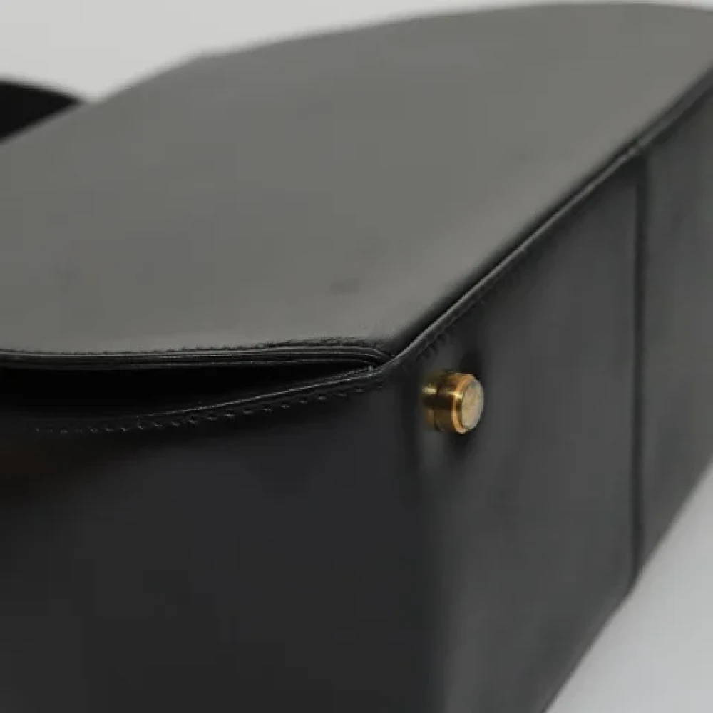 Salvatore Ferragamo Pre-owned Leather handbags Black Dames