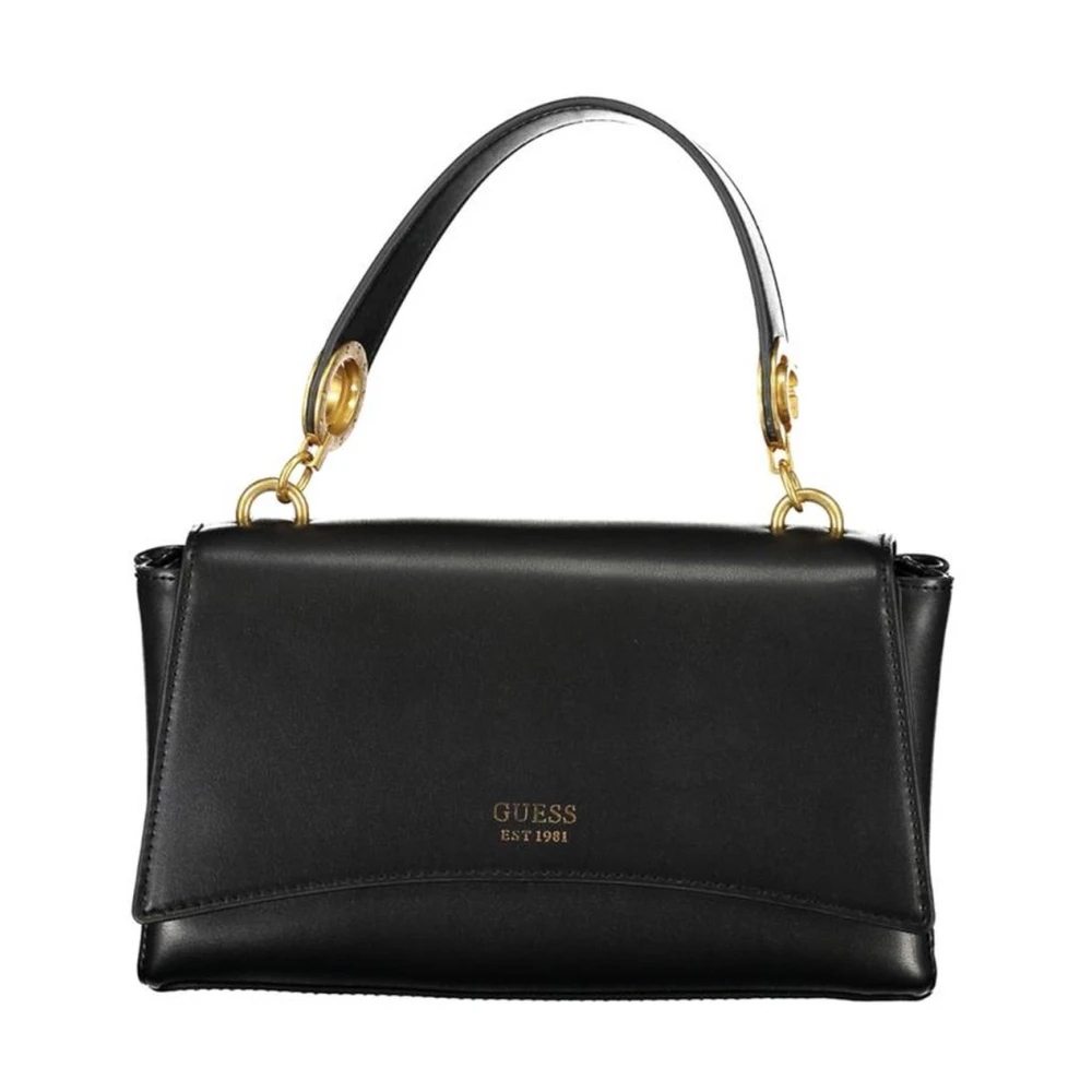 Guess Zwarte handtas met meerdere zakken Black Dames