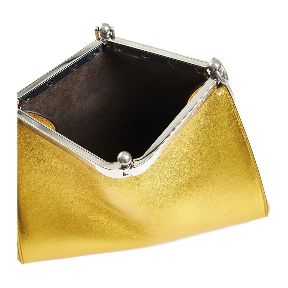 ETRO Gouden Schoudertas Vela Yellow Dames