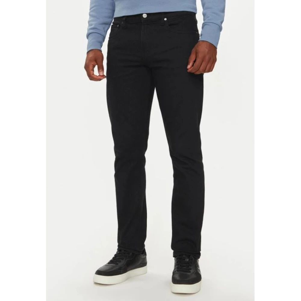 Calvin Klein Blauwe Slim Fit Stretch Denim Jeans Blue Heren