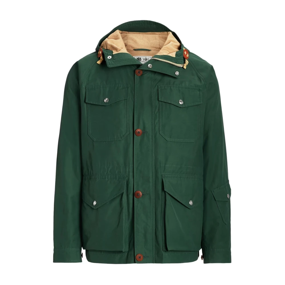 Ralph Lauren Groene Field Jacket met Logo Green Heren