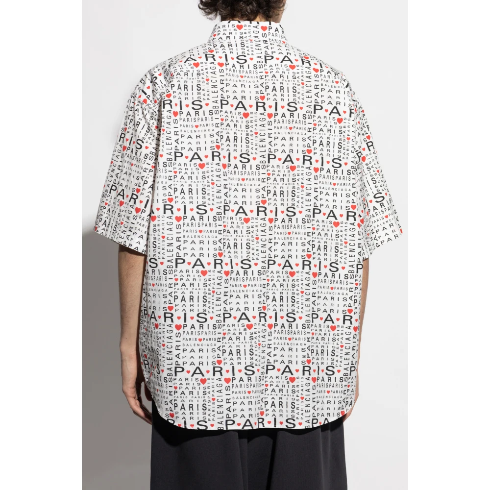 Balenciaga Overhemd met zak White Heren