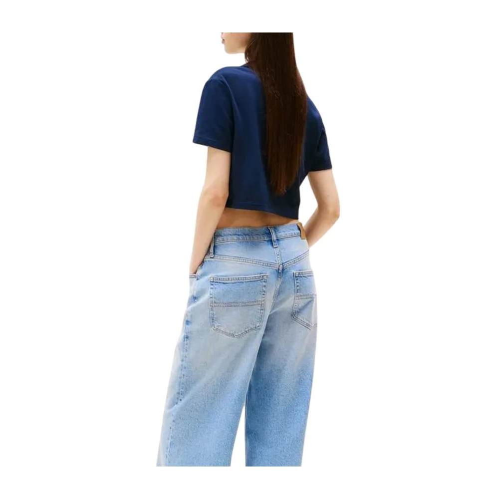 Tommy Hilfiger Polo T-shirt met korte mouwen Blue Dames