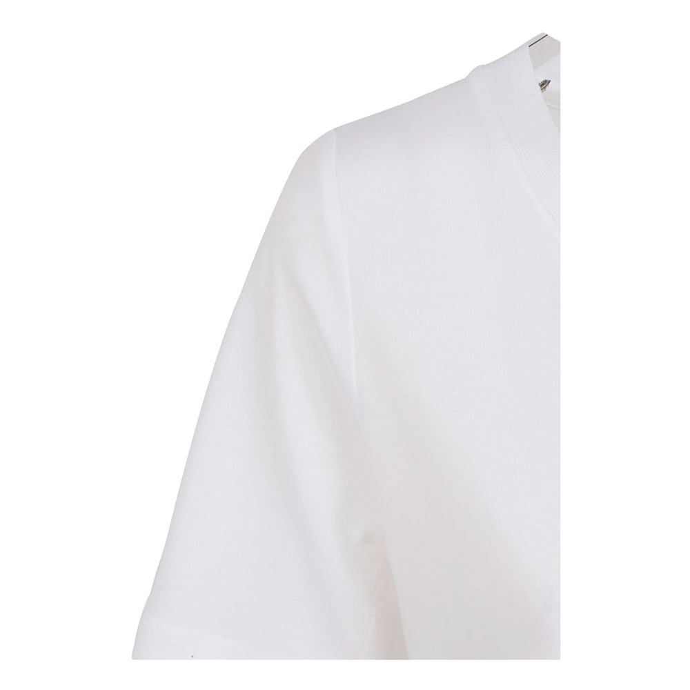 majestic filatures Witte Lyocell Katoen T-shirts Polos White Dames