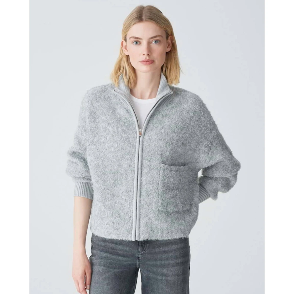 Opus Stijlvolle Pullover met Cadeauoptie Gray Dames