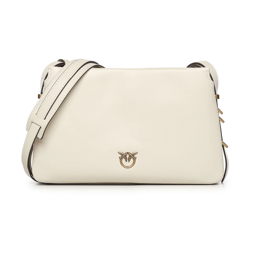 Pinko Women's White Cross Body Bags, One Size, Triplet Mini