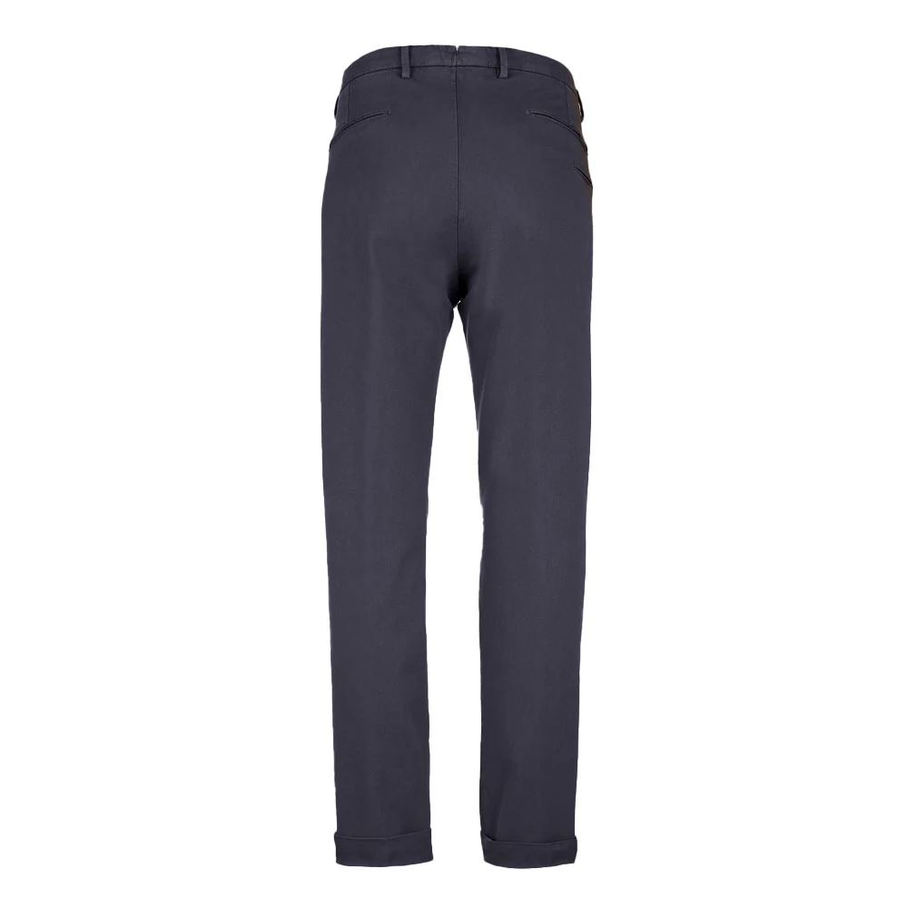 Briglia Navy Chino Slim Fit Modal Mix Blue Heren