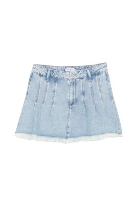 Mini-jupe jeans et tweed LIU JO - Size 27 (36