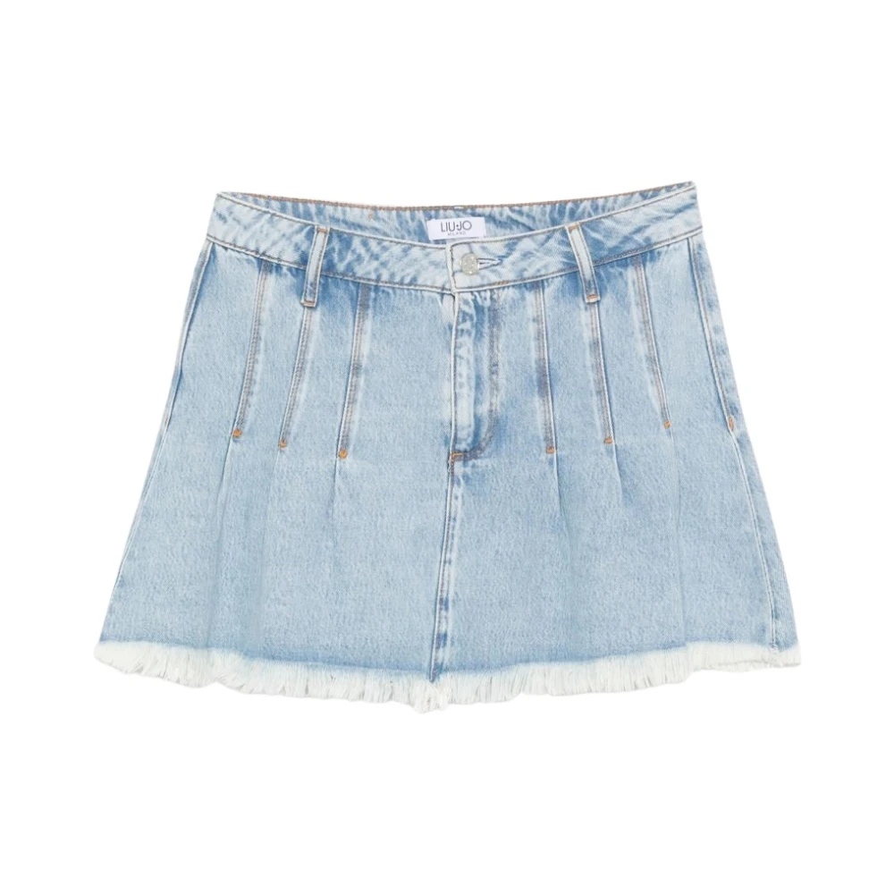 Liu Jo Women's Blue Denim Skirt