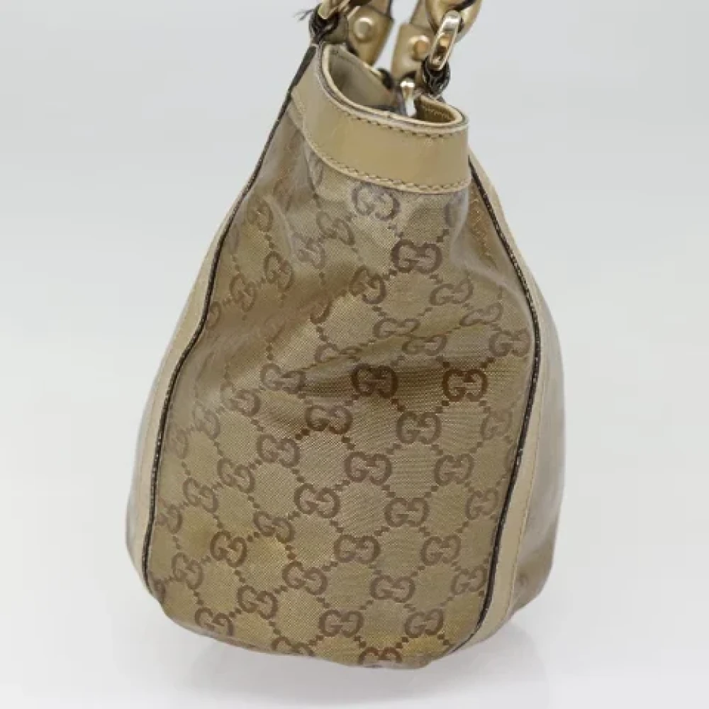 Gucci Vintage Pre-owned Canvas gucci-bags Yellow Dames