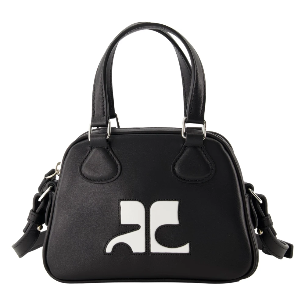 Courrèges Mini Bowlingtas Lente-Zomer 2025 Black Unisex