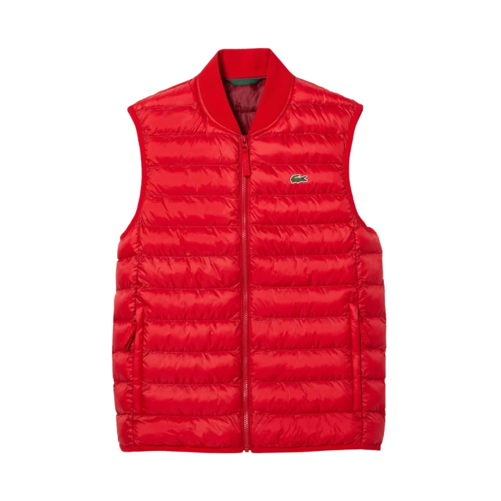 Lacoste Ärmlös Jacka Red, Herr