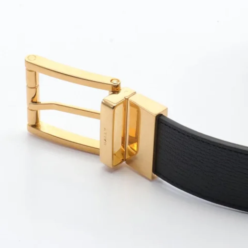 Bally Pre-owned Leather belts Black Dames