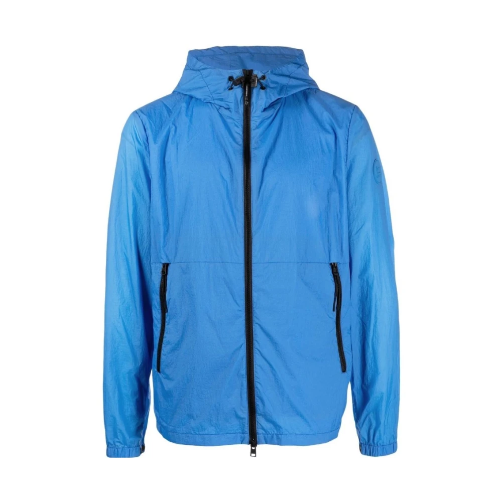Woolrich Blauwe Jassen Waterafstotend Windbestendig Blue Heren