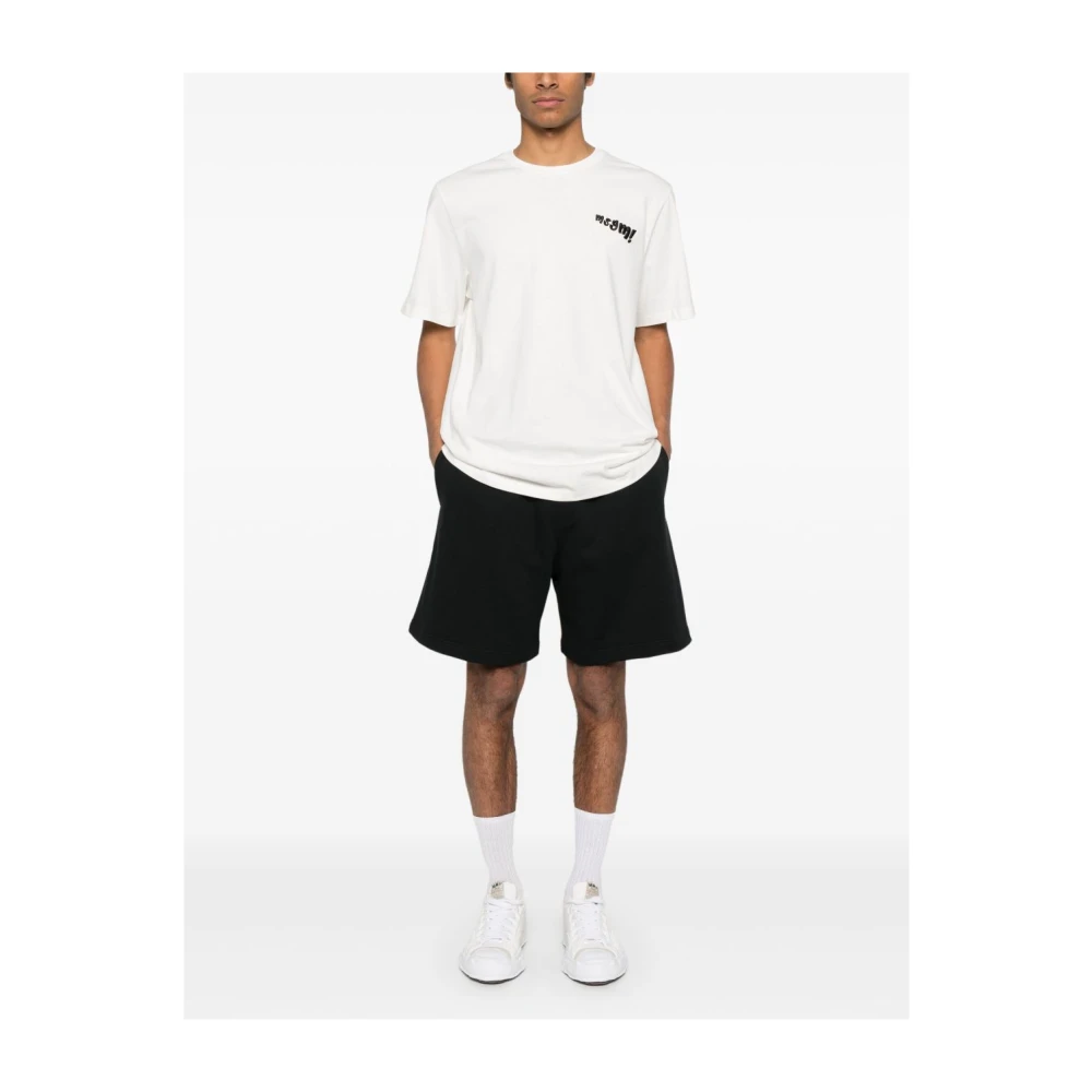 Msgm Wit T-shirt en Polo White Heren