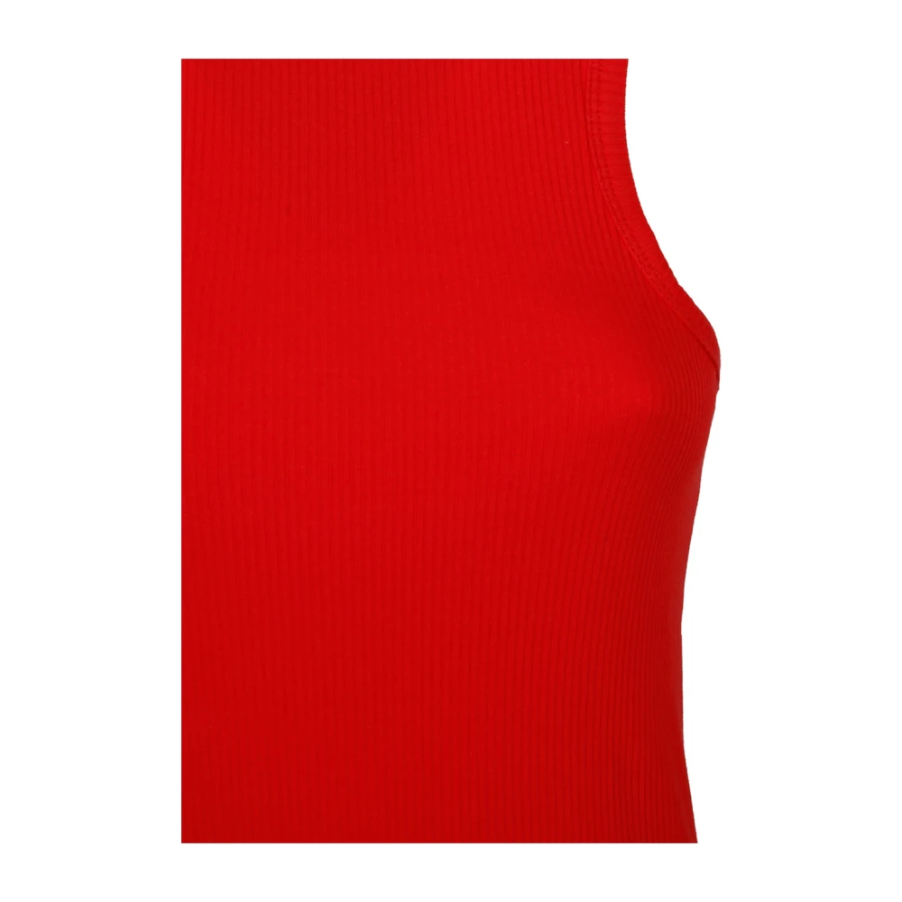 Selected Femme Sleeveless Tops Red Dames