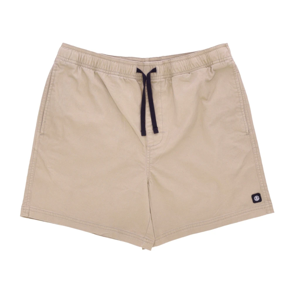 Element Beige Twill Oxford Tan Men's Shorts - Male - Casual Shorts - Xl - Shorts